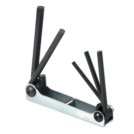 Urrea Metal case folding SAE from 3/16 in to 3/8 in hex keys 4994